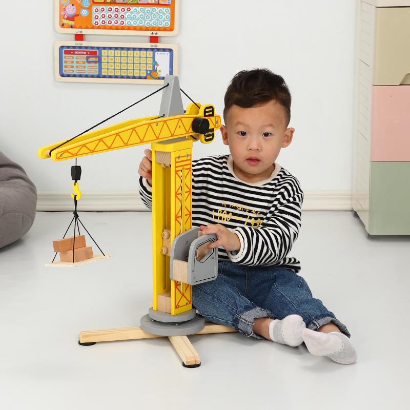 儿童超大号耐摔玩具仿真工程吊车吊塔吊机起重机钩机玩具工地模型