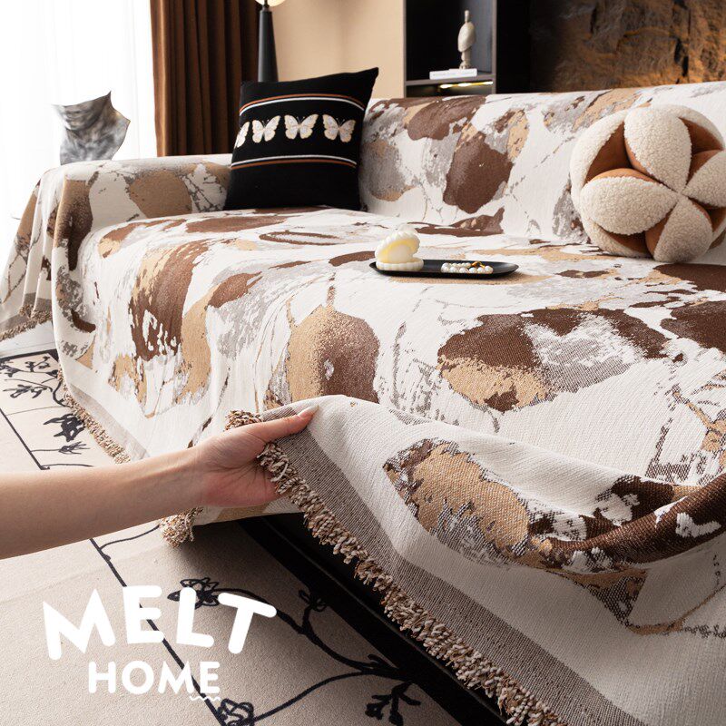 【加厚】雪尼尔沙发巾防猫抓四季通用抗起球沙发盖布巾防滑沙发巾