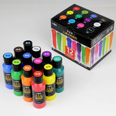 儿童水粉颜料套装 无毒可水洗宝宝涂色绘画幼儿园水粉画画工具套装