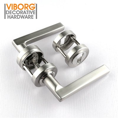 香港域堡SUS304不锈钢分体锁房门室内卧室卫生间执手锁套装85V12