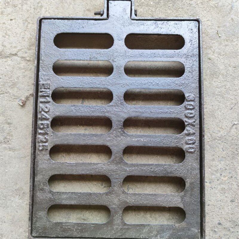 球墨盖板300*400 套蓖铸铁雨水篦子 防盗下沉可调式窨井 五防井盖