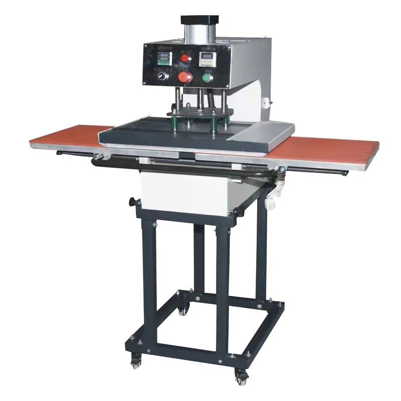 气动烫机画式机双工位印下滑烫画服装布料图案热转1937机自动烫画