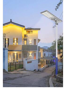 新款太阳能灯庭院灯体化率ed人体感应户外路灯超亮IYMl大一功新农