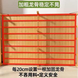 竹床一折床米二家用午睡竹床PEG单人双人陪简易床便携成人护叠午