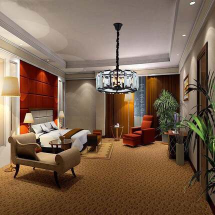 美式艺术水晶吊性灯现代QM-LT003简约酒店餐灯具吊LED个客厅卧厅