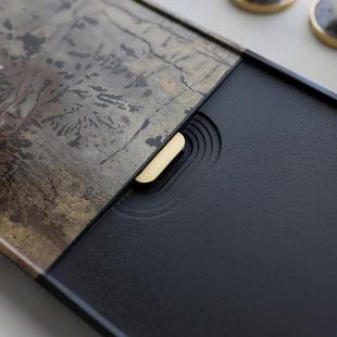 端玄高青石整中块天然国画茶盘家石用新款式轻奢现ZS-100代简约石