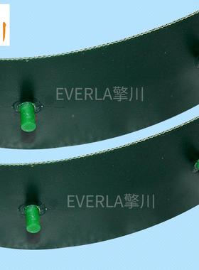 擎非川中间加导条绿色p标vc输送带特殊专制IIM表圆面加柱挡条输送