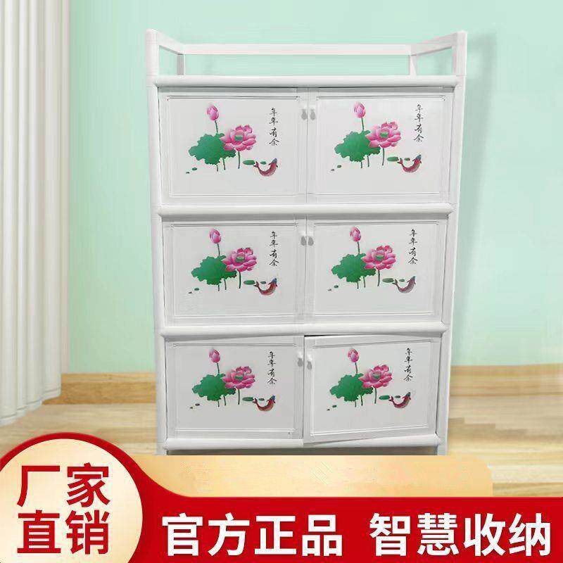 简柜安装碗柜铝合ANJ金易边柜厨房灶台客厅收纳柜阳台储物柜置物