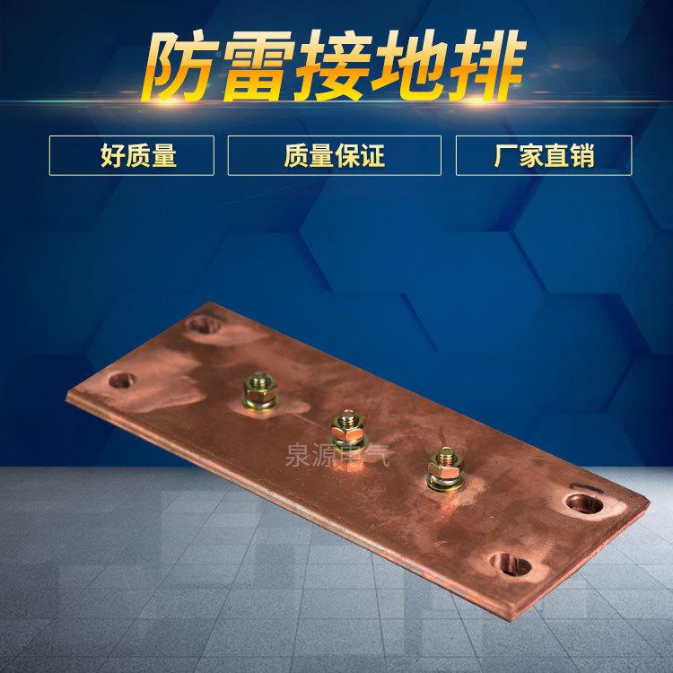 房接地紫铜红铜LB端子ZUJ防雷机E接地排汇流子等电位联结端箱母