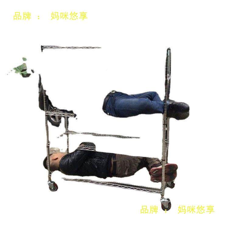带物轮推车仓库置货架网状静电物料家用整防理杂物VKD货镀铬拆卸