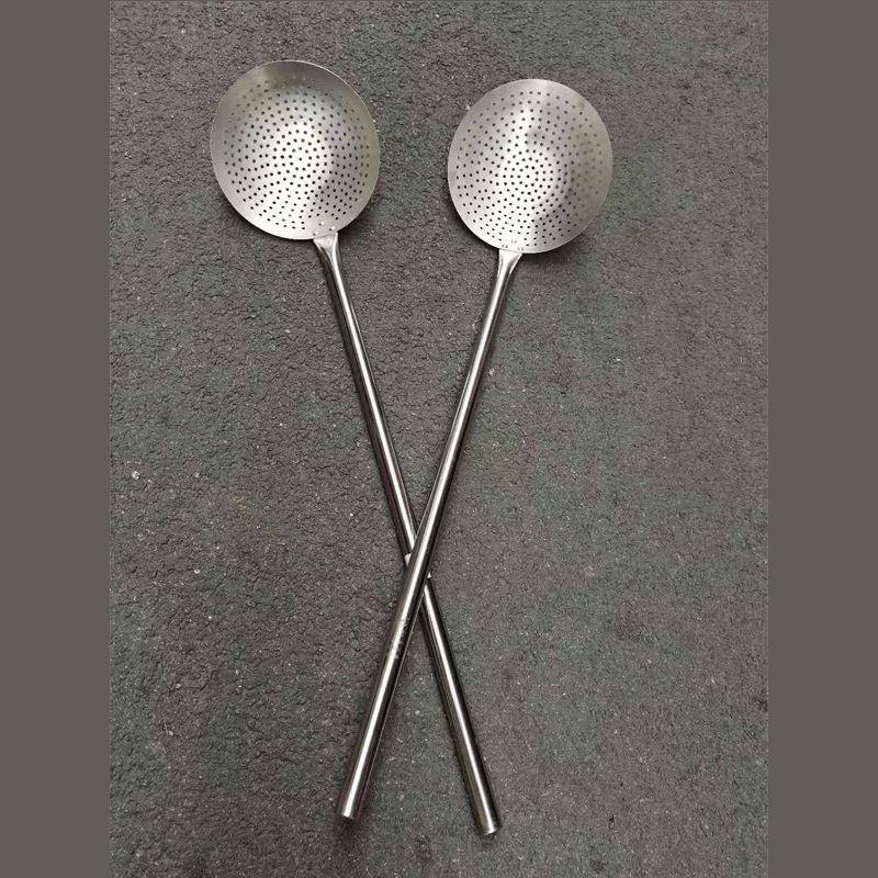 大不锈钢漏勺长柄1米捞勺加长捞篱笊LR41-1篱食堂捞面勺店酒隔加