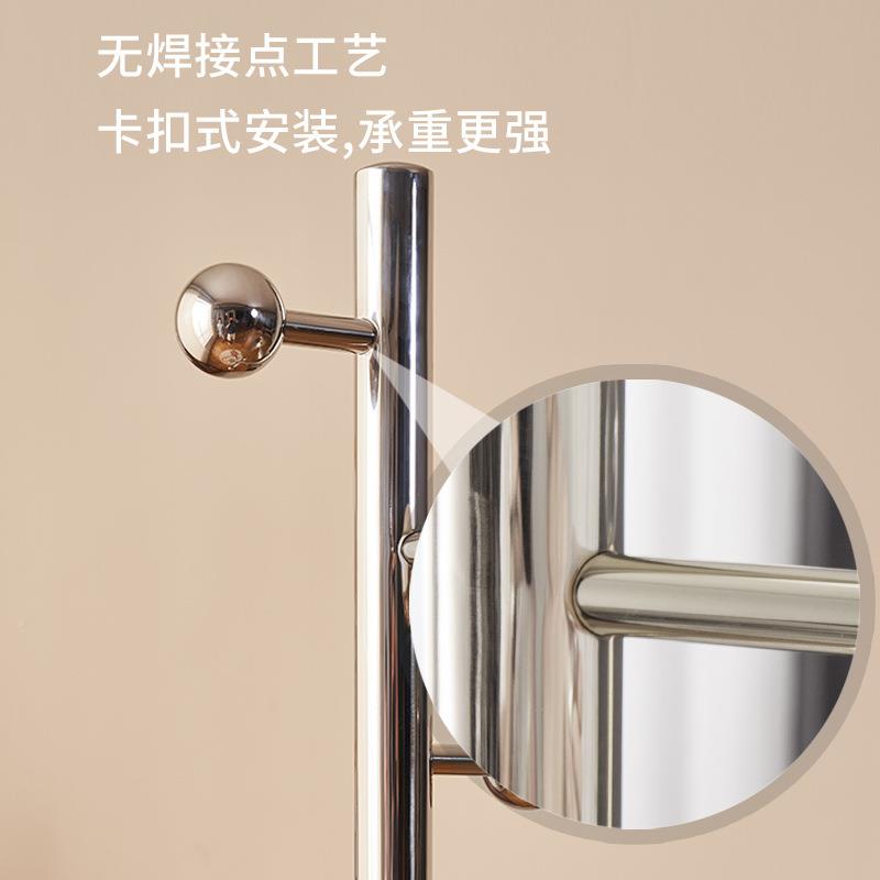不锈钢衣架落地型意式轻挂衣架卧室奢YWC小家用简约现代帽挂包衣