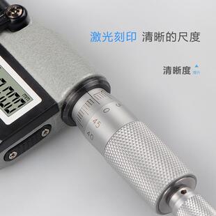思为数0显千分尺微分头微头头螺旋测微器测微仪-25高测带刻线数精