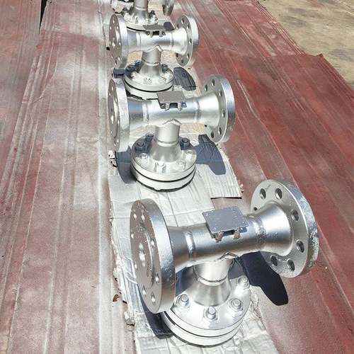 厂家T型过器高压力不锈钢直三直GXW流T型过滤器角滤法兰连接通过