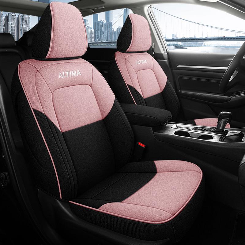 大众迈腾围座亚套全围1四气季通用麻汽车坐垫12-23款专用透座椅套