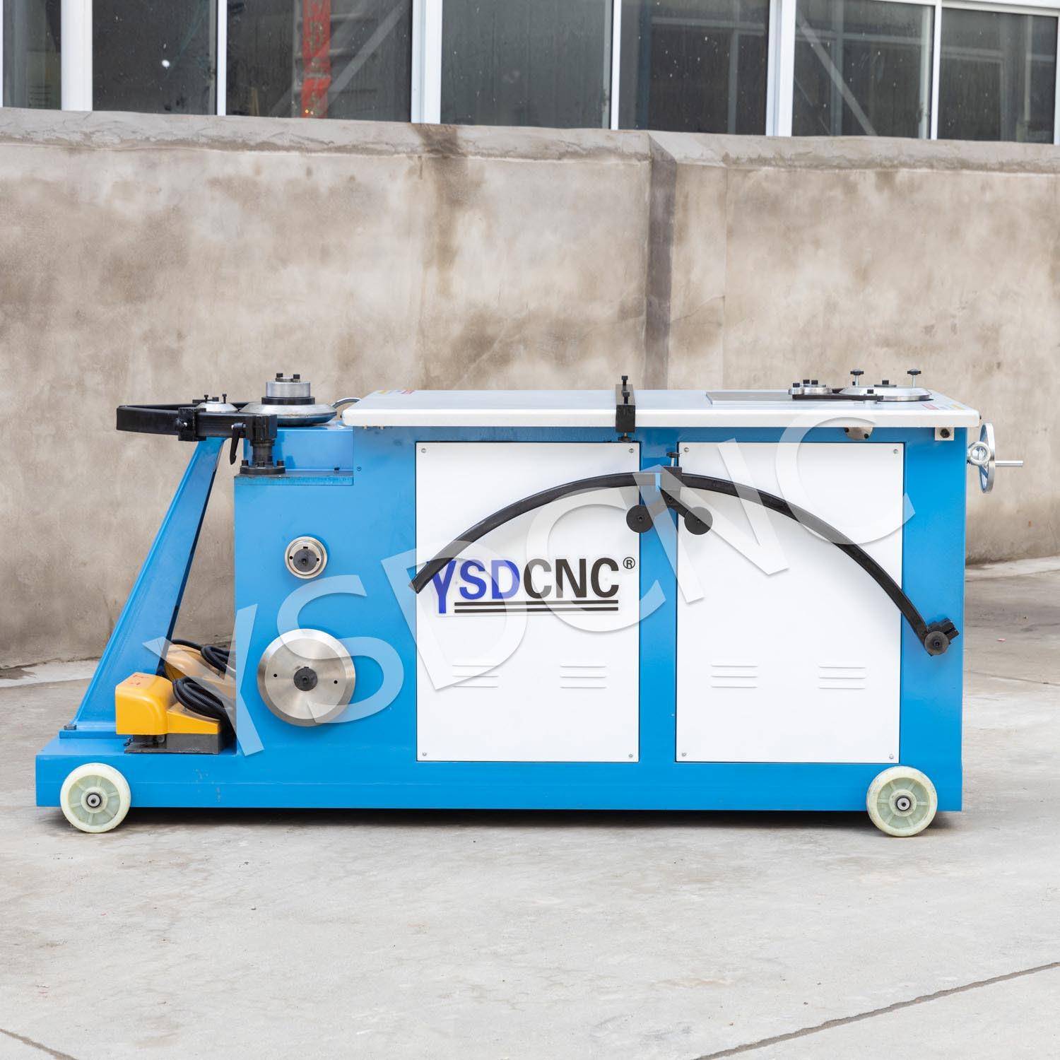 不式锈钢烟管JSD弯头机机器0镀锌板1.2mm12-150mm卧虾米机折弯5机