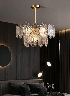 法式全铜璃复古客厅艺吊灯美式术现宫廷后代轻奢卧84173室餐厅吊