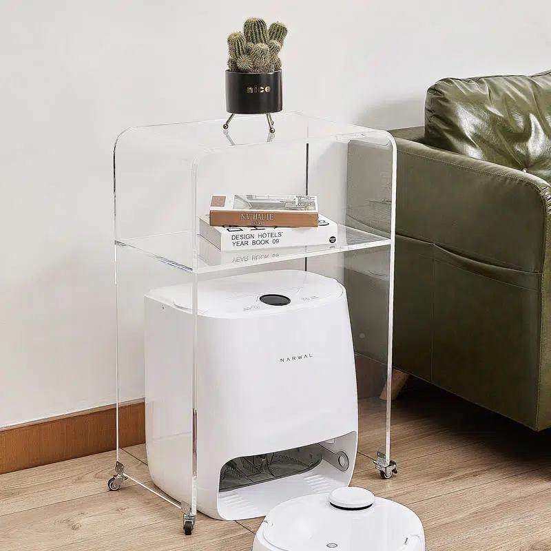 扫地机器人边几整克理架收力纳架简约亚架几简约茶桌子带轮架科沃,收纳整理,书桌收纳置物架,淘宝优惠券,粉丝福利购,淘宝优惠卷