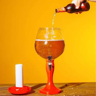 餐器饮酒酒店酒具啤酒桶KTV酒吧发光皿可插酒酒敦敦款瓶精酒酿啤