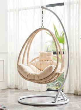 户吊外阳台吊篮庭院秋千外挂别墅TIV花园景区椅藤编鸟巢悬休室闲