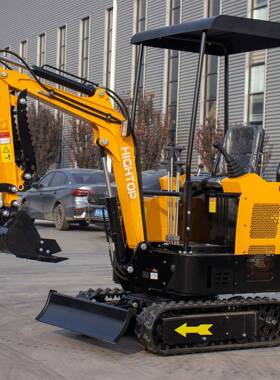 出口加掘拿大HT15小型挖机掘944果园农用抓木破碎小挖机农用挖机