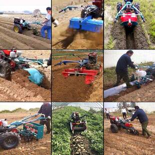 多种型号手扶田拖拉机耕耕地犁地膜自走XNX式旋耕机机覆机