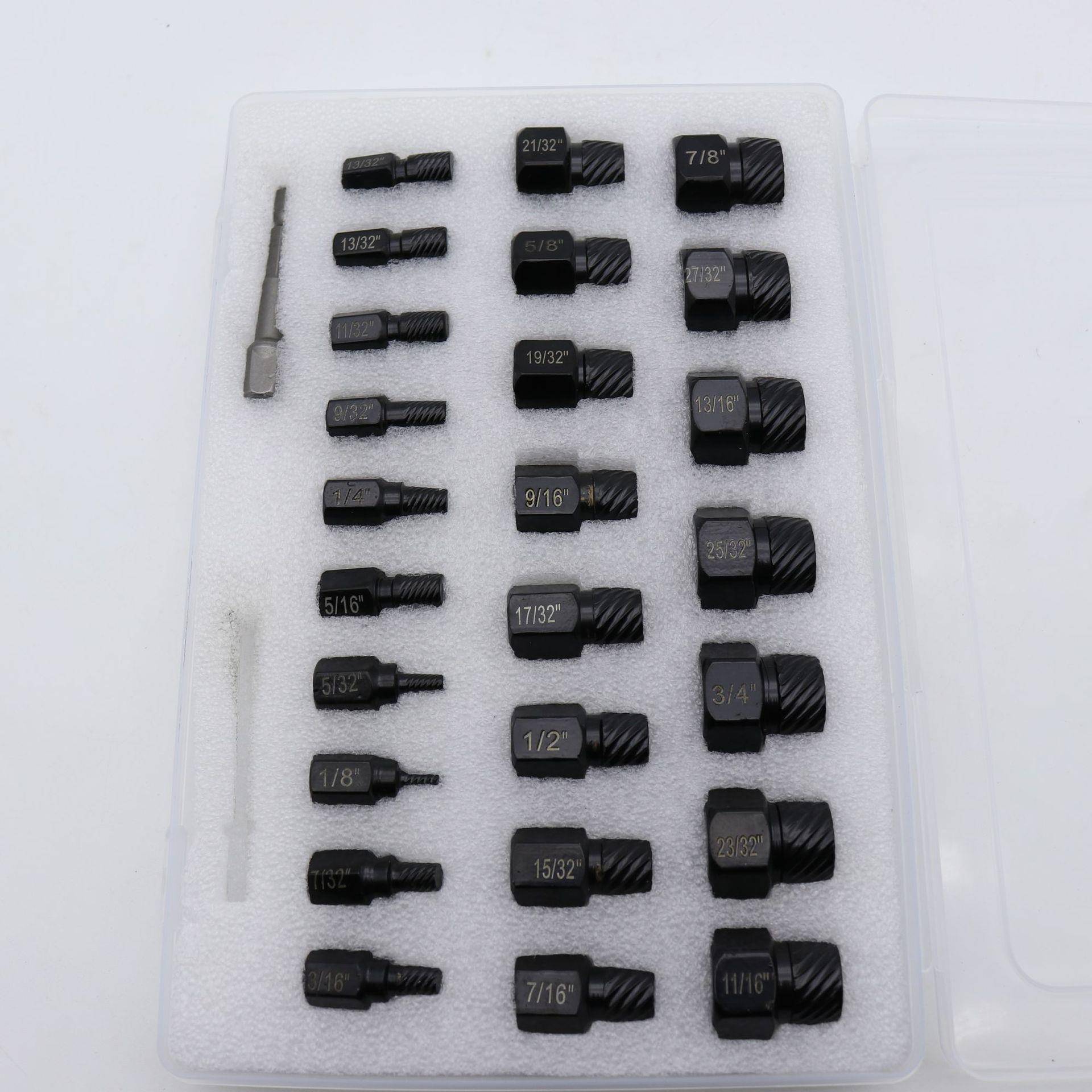 厂家直供26件套器断螺丝取出器破头损螺取出907滑牙螺丝拆除工丝