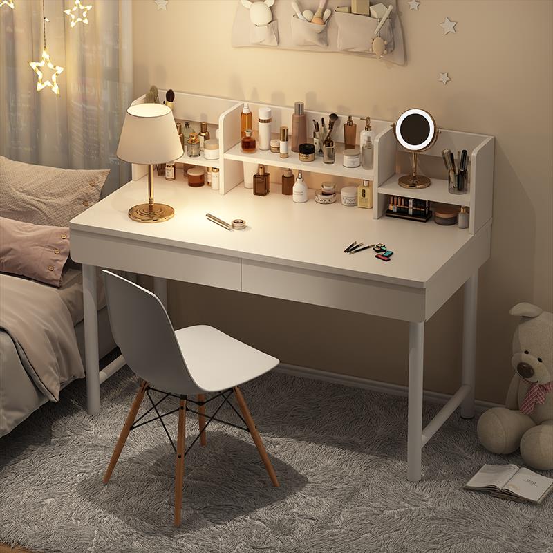 梳妆台约具现代室化妆桌卧出租简屋999改造小家书桌电脑桌收纳柜