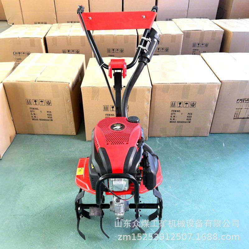 新款微耕机地用旋小型汽油耕机多功能FSG家用翻四冲程锄草开沟农