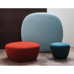 设闲计创意幼布艺沙发凳儿园机构方形师690坐墩组合等候区休多色