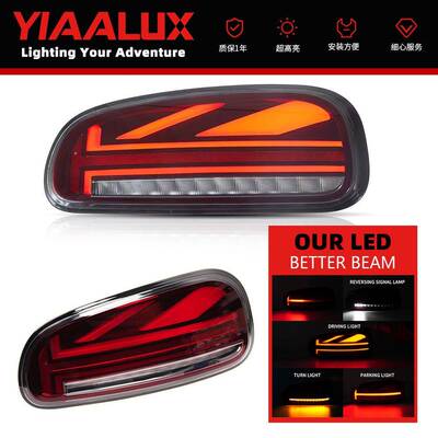 适用于宝马MINI迷你F54行车灯clubman经典米字旗LED尾灯转向灯