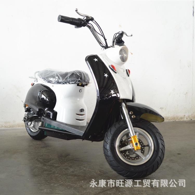 出口250W迷你小龟王儿童越野小跑电动哈雷酷车两轮踏板车