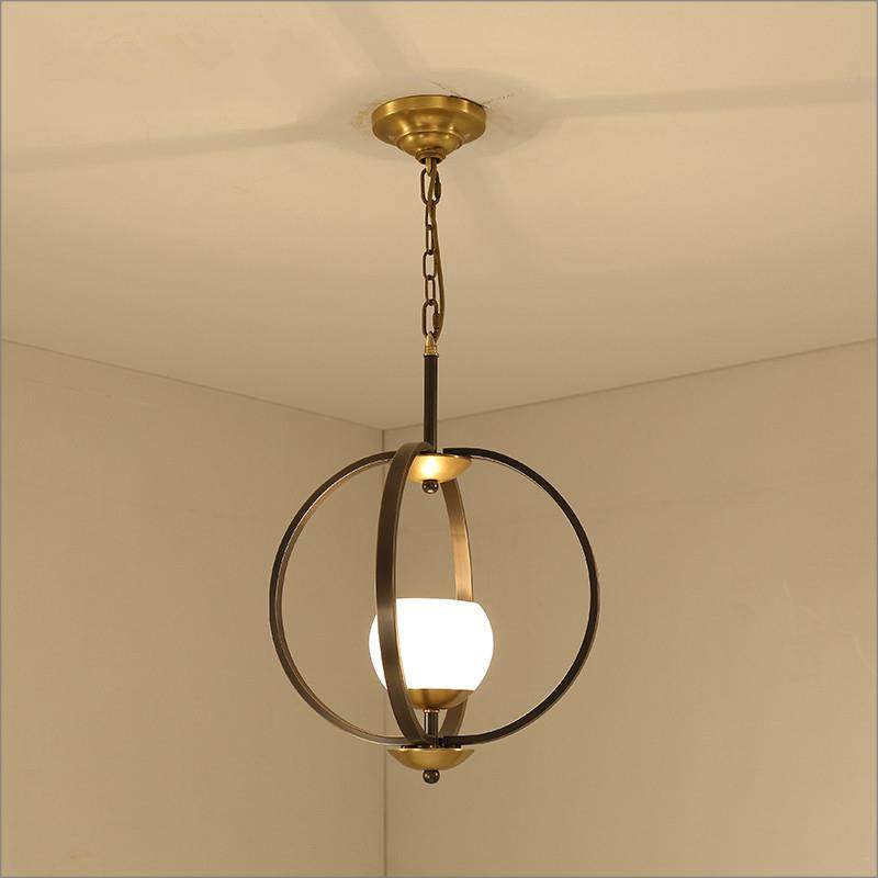 全铜新中式简欧时尚后现代客厅餐厅设计师创意艺术样板房卧室吊灯