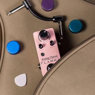 FLAMMA电吉他模拟空间合唱单块效果器便携迷你纯直通FC14