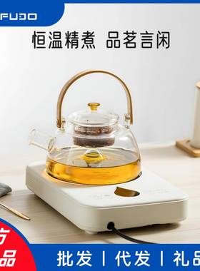 IFUDO家用迷你电陶炉红外线发热电茶炉不挑锅玻璃壶陶瓷壶
