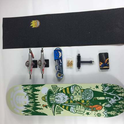 element8.0/7.75英寸滑板双翘加拿大枫木组装整板元素一套深脚窝