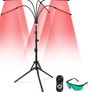 5头红外线支架灯理疗灯软管三脚架深红灯660nm850nm近红外光疗仪