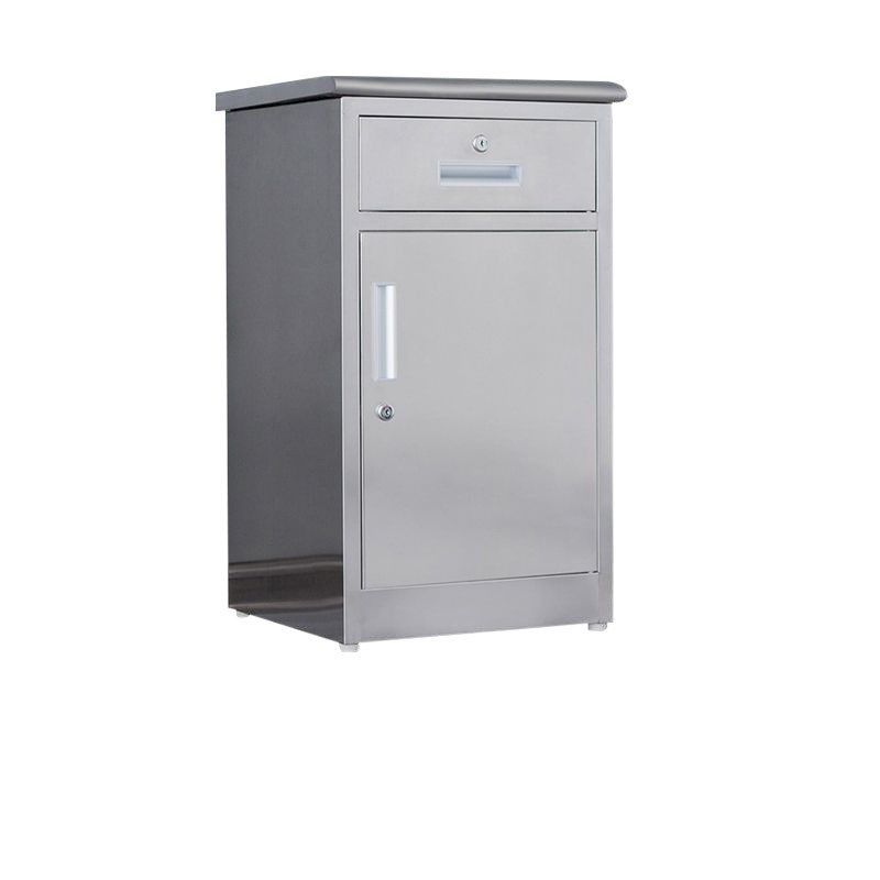 不锈钢矮柜床头柜带锁活动柜阳台柜储物柜工具柜办公文件柜