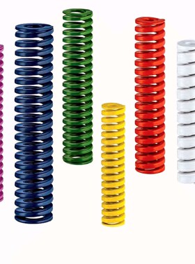 FIBRO  DIE SPRING 菲薄若ISO10243 绿 蓝 红 黄色矩形弹簧