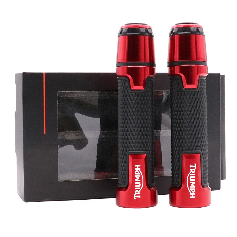 适用凯旋Trident660 STREET CUP TWIN改装长款手把胶油门转握把套