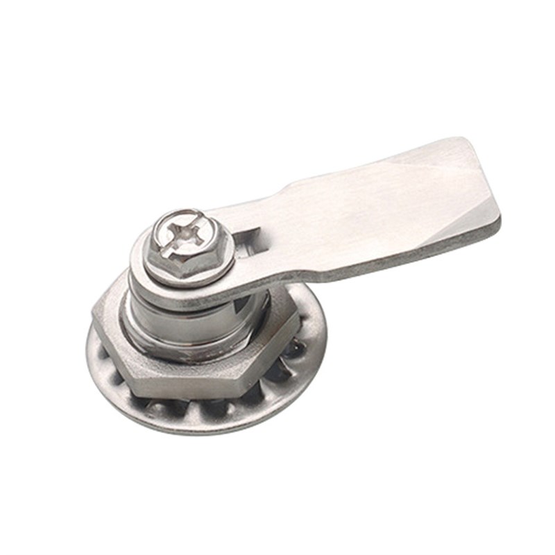 KL-705不锈钢转舌锁 KL-705  一字三角不锈钢 配电箱锁 厂家直发