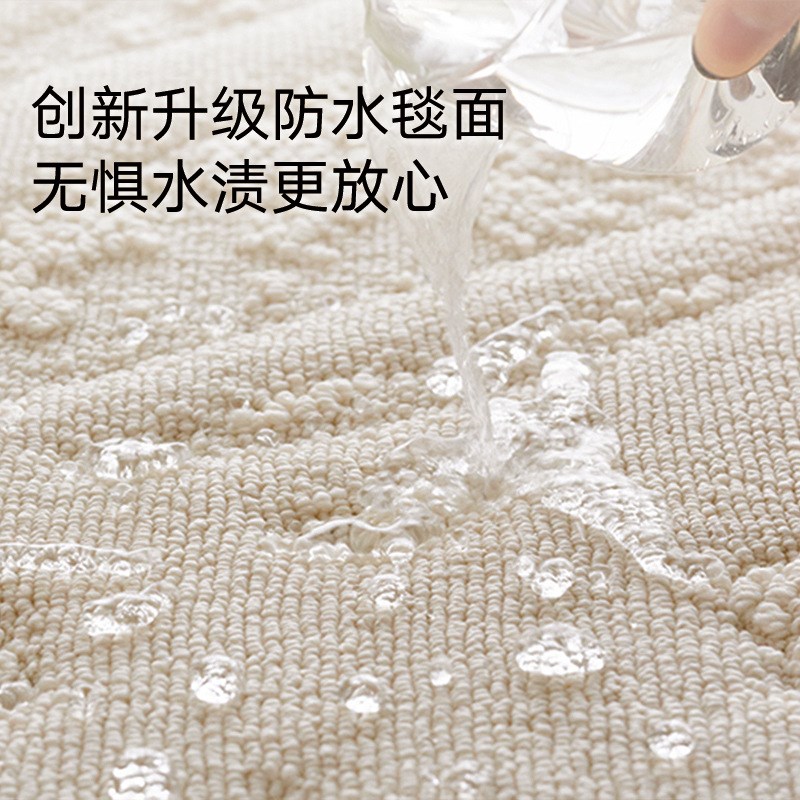 防水防污地毯法式创意波浪客厅轻奢高级卧室沙发床边家用书房隔音