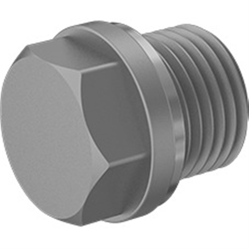 UNF Male 低压碳钢外六角外丝堵头 138P362