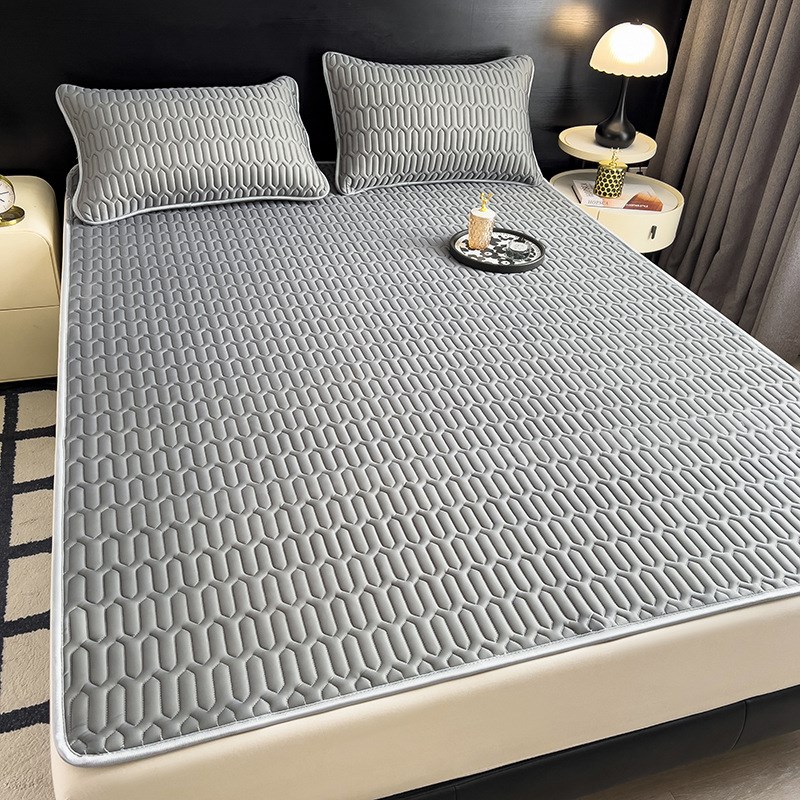 冰丝凉席夏季凉感床垫保护罩2025新款床套乳胶凉席床单可水洗席子