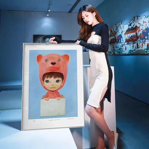 ayukYmamaoto山本麻友香20220401潮M款版画a儿童房潮流装饰画日式