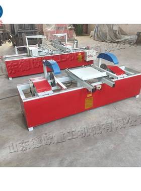 实木板自动截5料裁板锯自43112动4齐度双端锯头多层板多段断料切