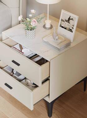 鼎床立诚简约代迷现你简易实木床卧室储物床SJ-D902柜边小柜子头