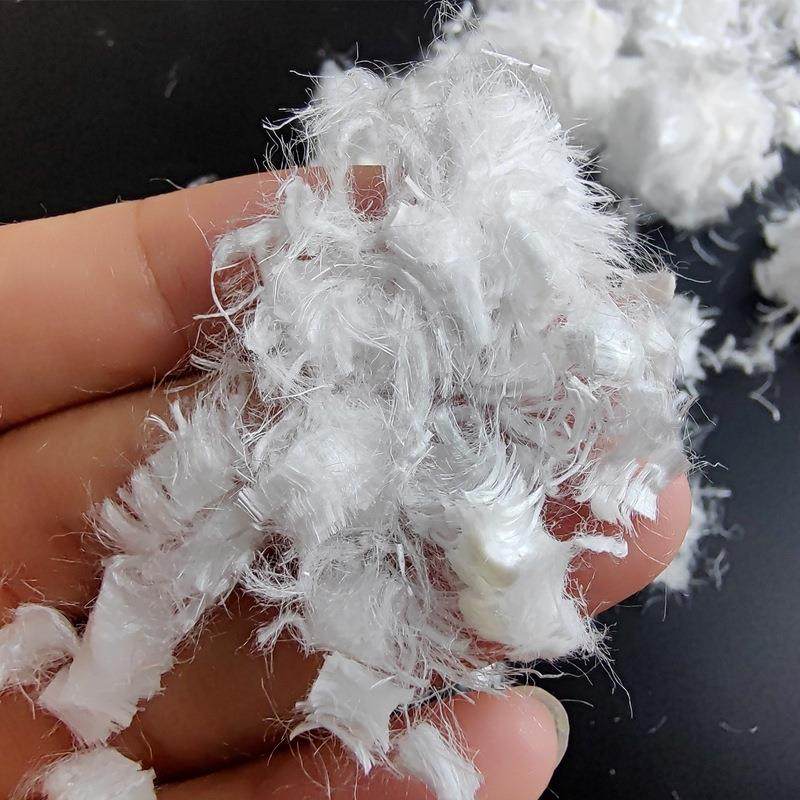 高强高模量聚乙烯维短切丝UH厂PC混凝土用增强663纤维纤家直销