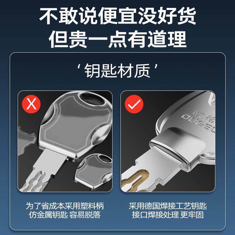 厂家直供超用C级防盗型门锁芯叶片家通用入d老户式换锁心铁门进户