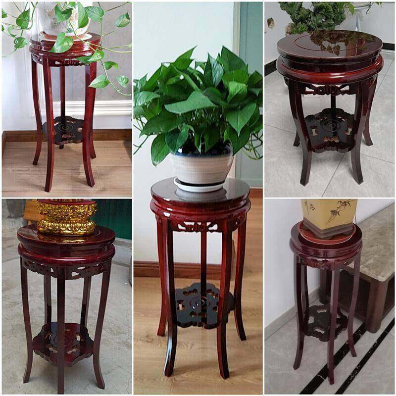 花架实木客01厅中式单个置落地室内鱼缸放盆物景的小子架家木质用,基础建材,脚轮/万向轮,淘宝优惠券,粉丝福利购,淘宝优惠卷